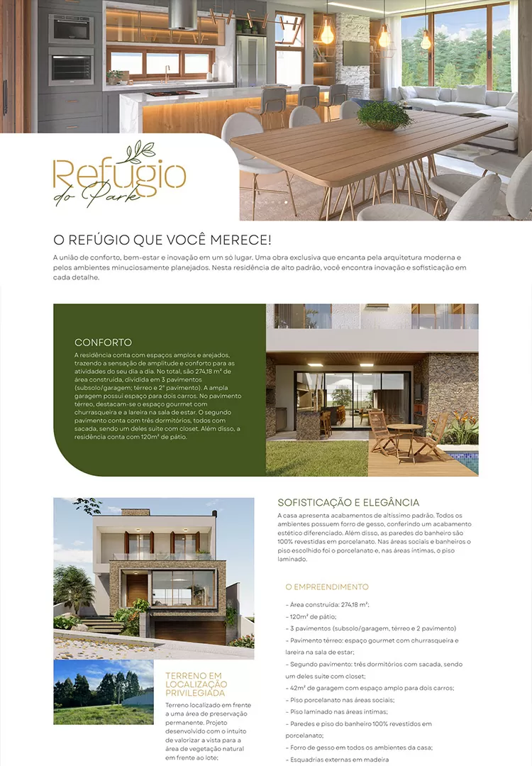 Criação site empreendimento residencial